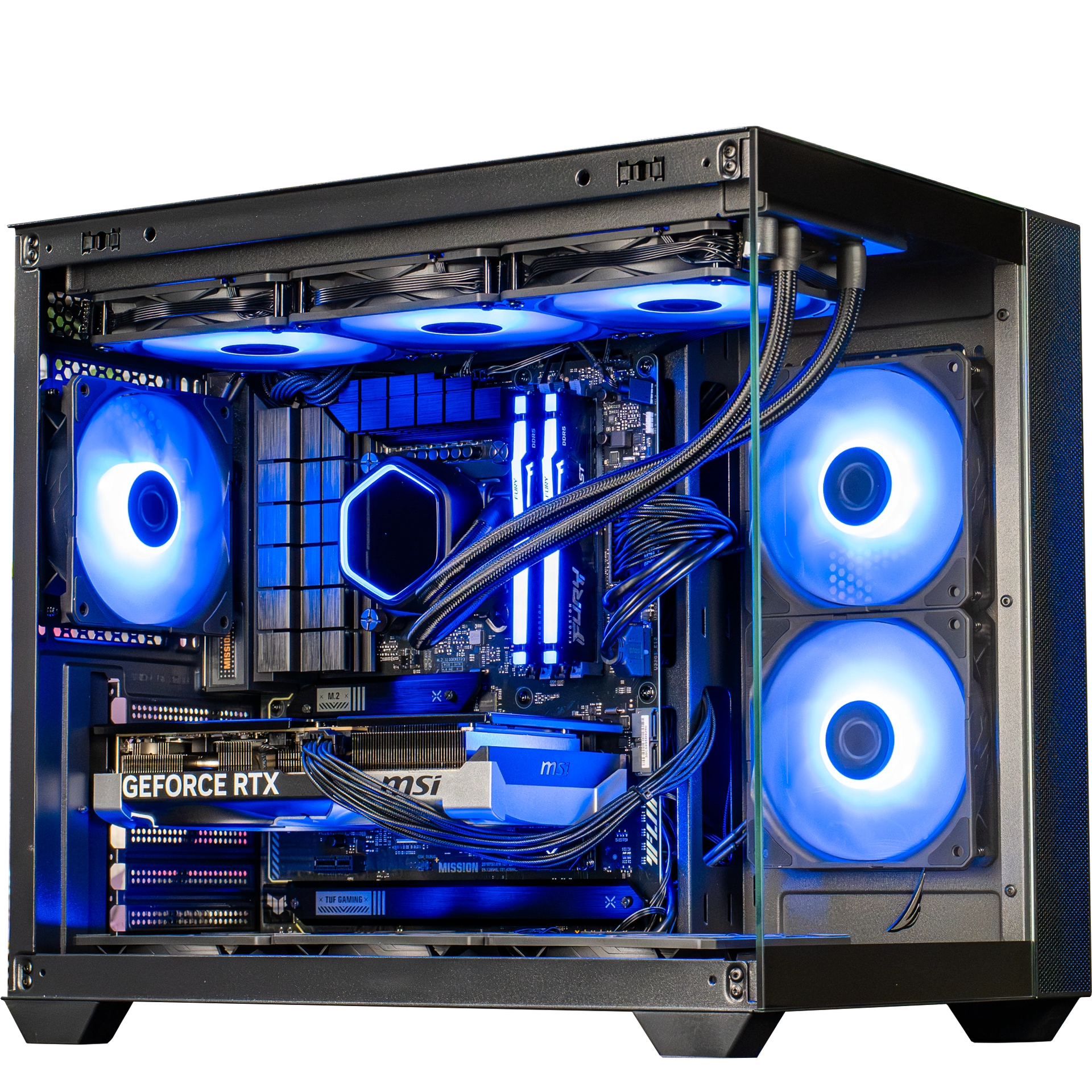 PC Aqua V2 GEFORCE RTX™ 5070 (SSD 2To M.2, 32GB DDR5, AMD Ryzen™ 5 7500X3D)
