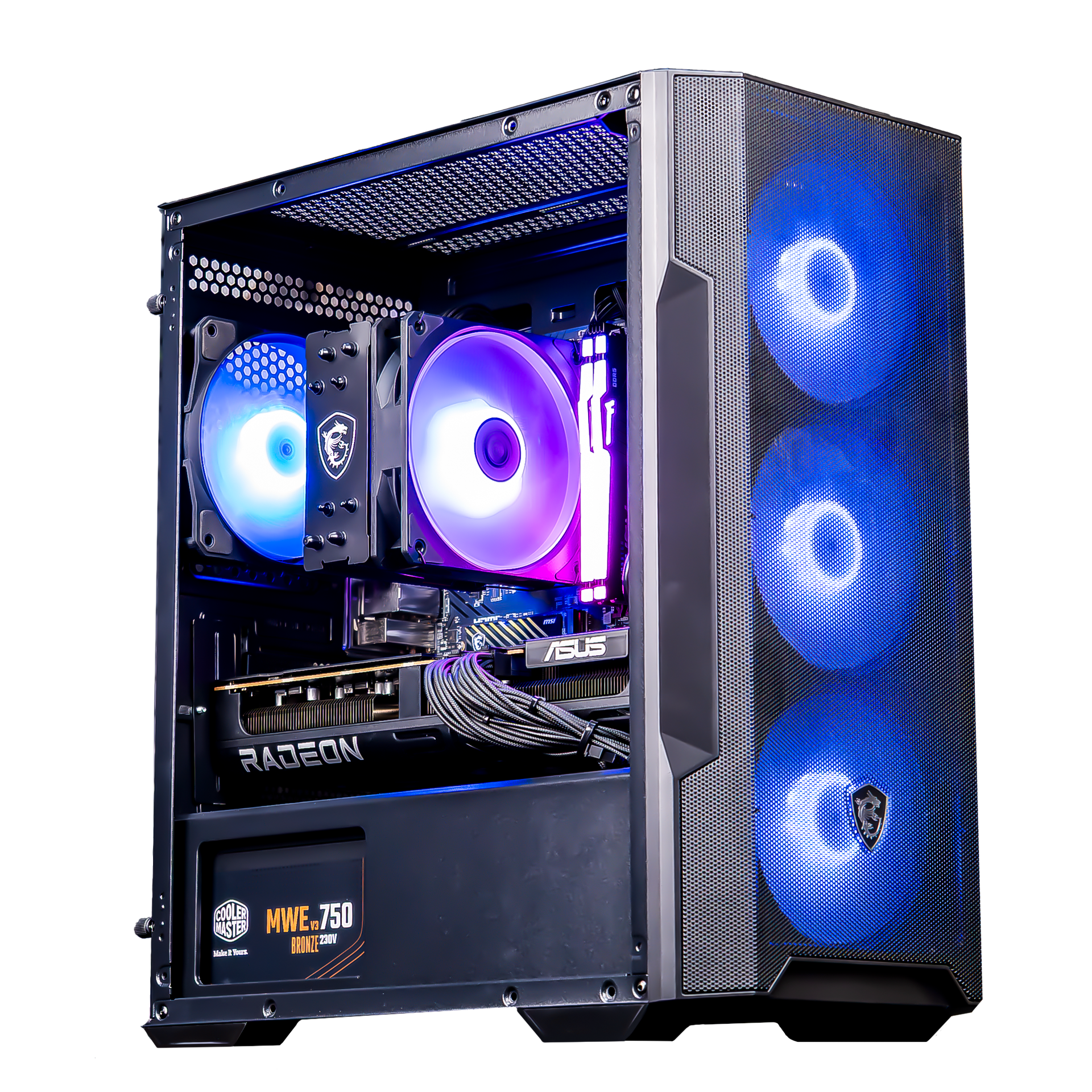 PC FRENCH Radeon™ RX 9070 (Noir)