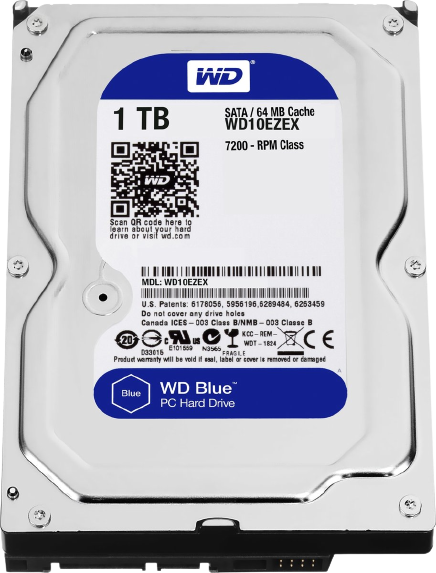 Western Digital Blue 1to 7200rpm