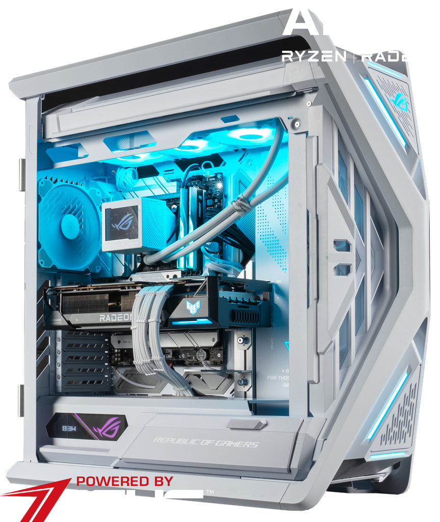 PC Hyperion White RX 7900 XTX Powered by ASUS