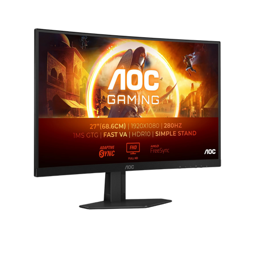[C27G4ZXE] AOC 27" / 280Hz / FHD / VA / Incurvé - Écran PC