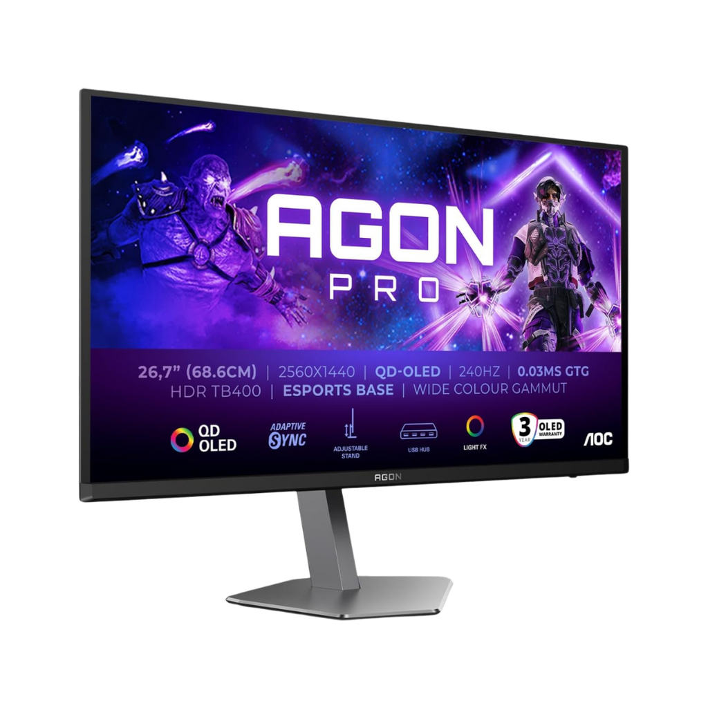QD-Oled 240hz 1440p Grapht 27 インチ AOC - 27