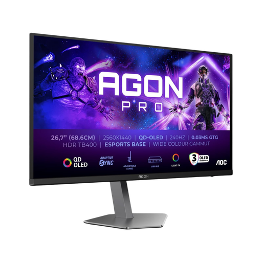 [AG276QZD2] AGON PRO 27" / 240Hz / QHD / QD-OLED / Flat - PC Monitor
