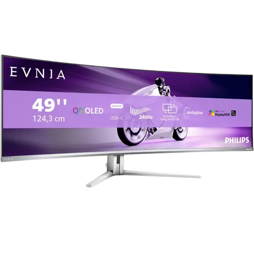 [49M2C8900] PHILIPS EVNIA 49" / 240Hz / DQHD / QD-Oled / Gebogen - Pc-scherm