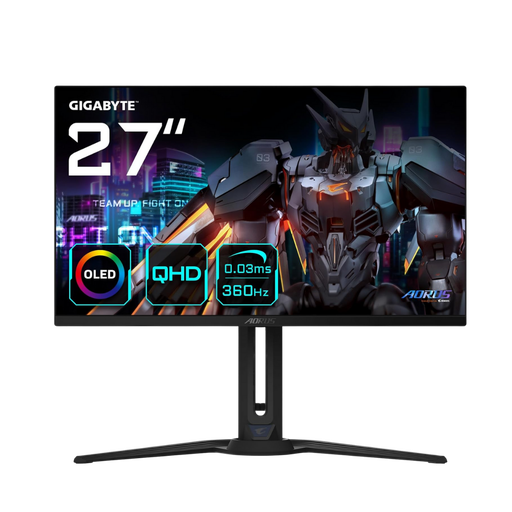 [AORUS FO27Q3] AORUS 27" / 360Hz / QHD / QD-OLED / Plat - Écran PC