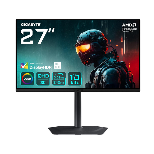 [MO27Q2] GIGABYTE 27" / 240Hz / QHD / OLED / Flat - PC Monitor