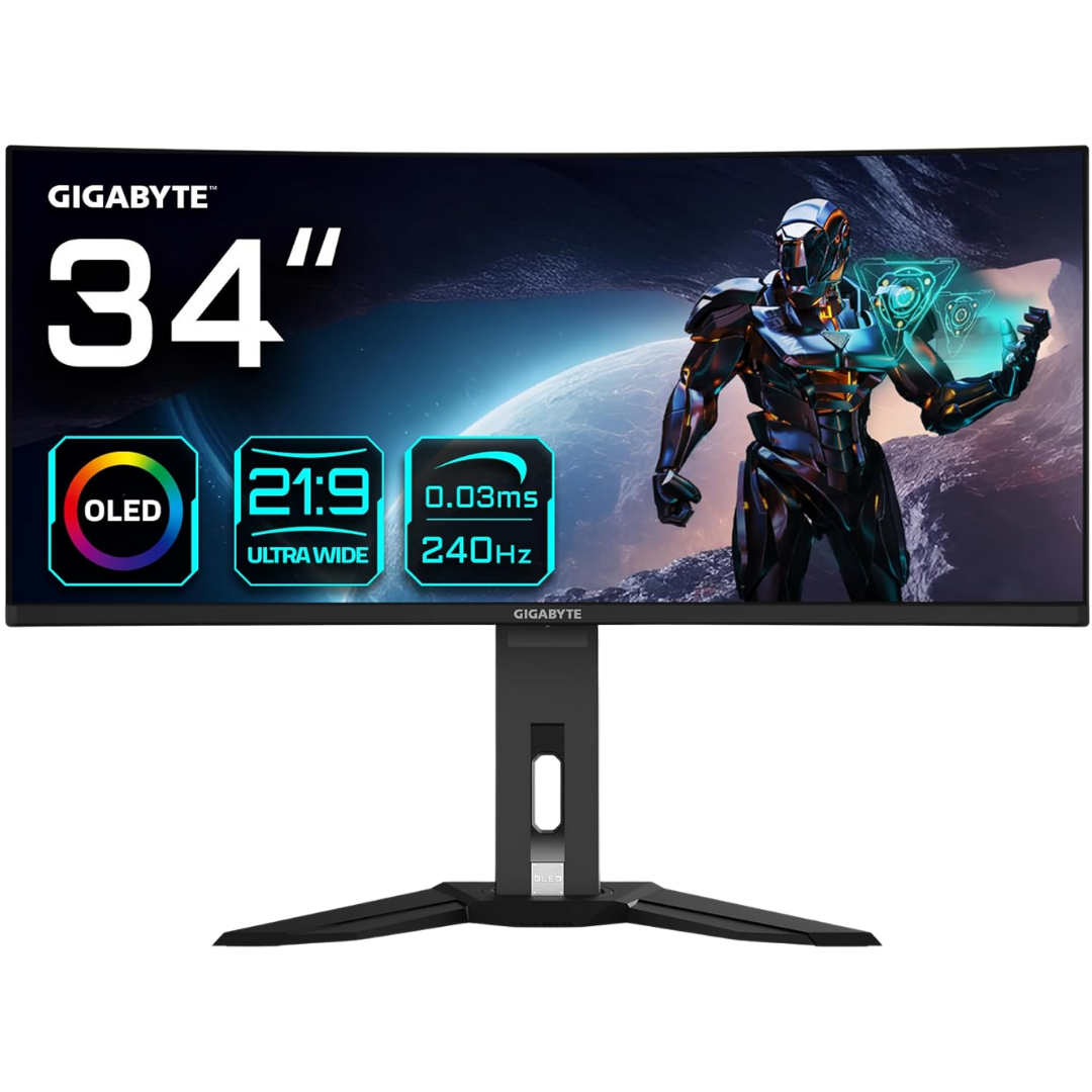 [MO34WQC2] GIGABYTE 34"" / 240Hz / WQHD / QD-OLED / Incurvé - Écran PC