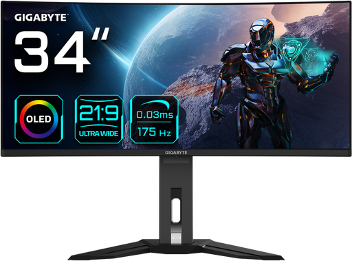 [MO34WQC2] GIGABYTE 34" / 240Hz / WQHD / QD-OLED / Curved
