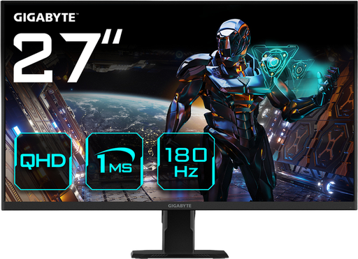 [GS27QA] GIGABYTE 27" / 180 Hz / QHD / SS IPS / Vlak
