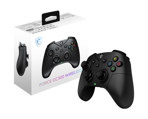Manette PC sans fil MSI FORCE GC300W noire