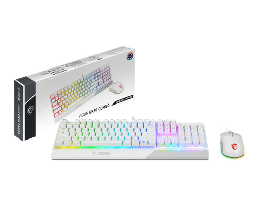 MSI VIGOR GK30 COMBO FR - White 