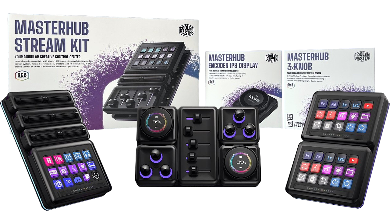 PC用ゲームコントローラー・コンバーター Cooler Master MasterHUB Creator Kit Cooler Master MasterHUB Kit Creator modular controller
