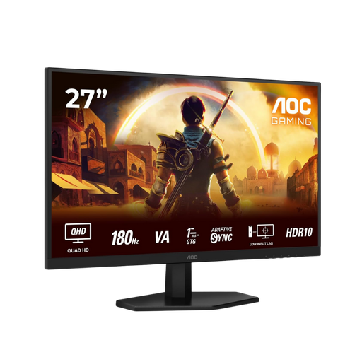 [Q27G42XNE] AOC 27" / 180Hz / QHD / Fast VA / Plat - Écran PC