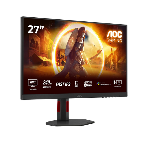 [Q27G4ZR] AOC 27" / 240Hz / QHD / Fast IPS / Plat - Écran PC