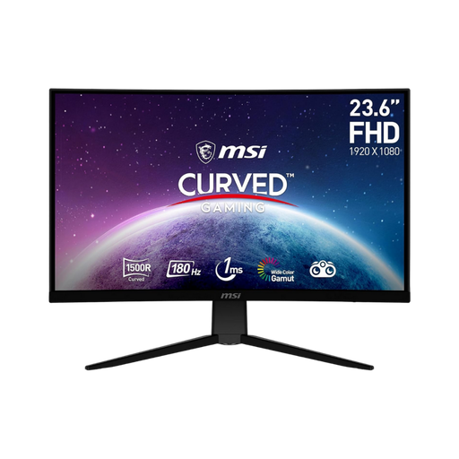 [9S6-3BA01T-050] MSI 24" / 180Hz / FHD / VA / Incurvé - Écran PC