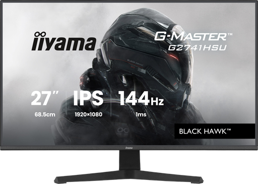 [G2741HSU-B1] IIyama G-Master Black Hawk 27" / 144Hz / FHD / IPS / Plat - Écran PC