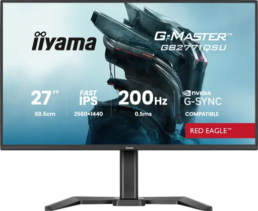 [GB2771QSU-B1] IIyama G-Master Red Eagle 27" / 200Hz / WQHD / Fast IPS / Plat - Écran PC