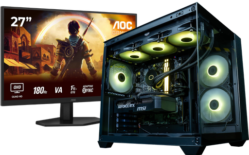 Esport Pack : PC Fuego + IIyama 27" / 200Hz / WQHD / Fast IPS