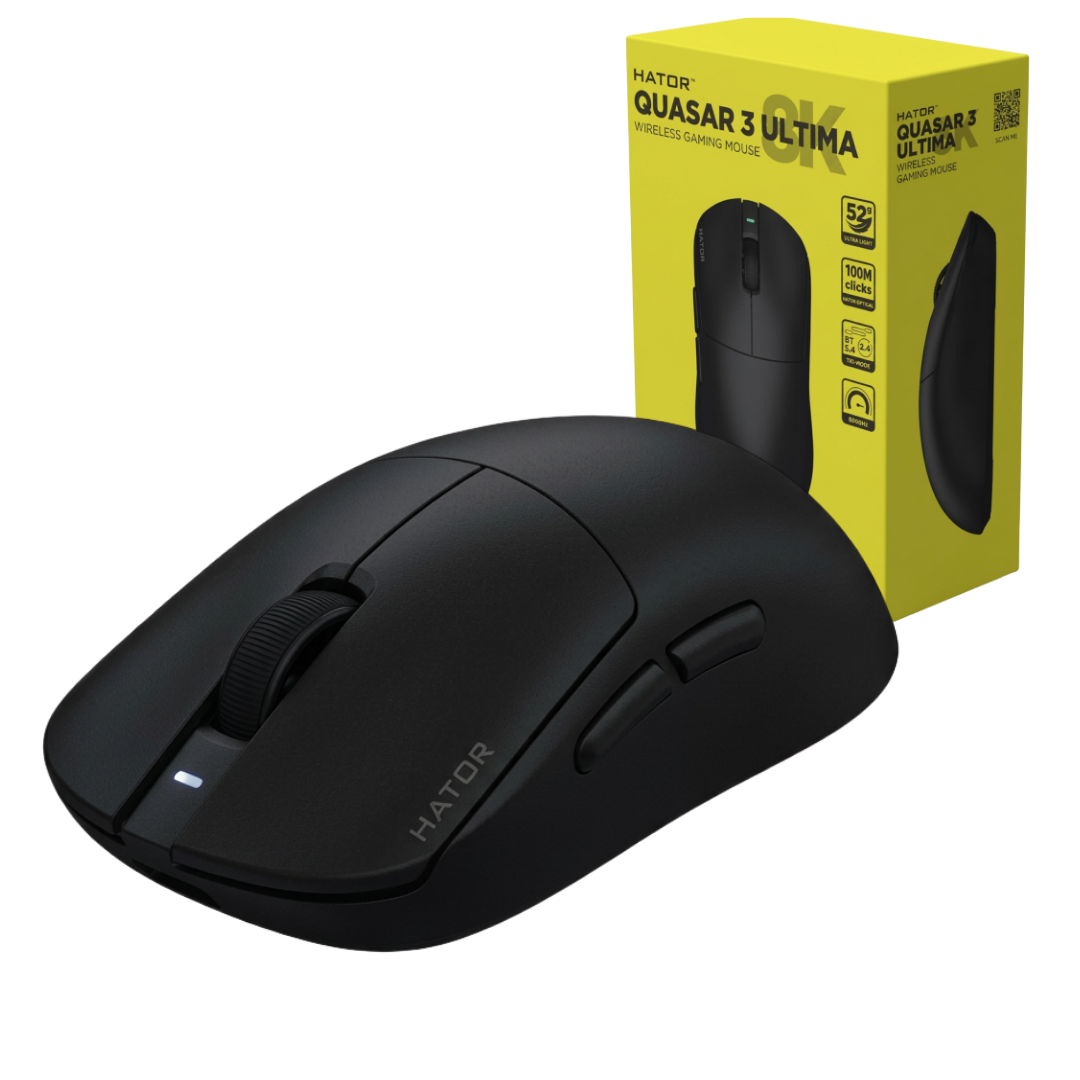 [HTM762] HATOR Ultima mouse Wireless - Black