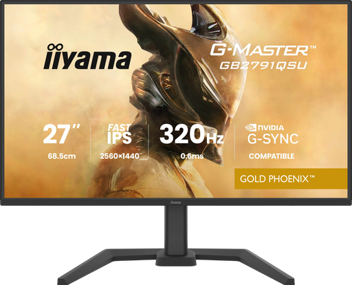 [GB2791QSU-B1] IIyama G-Master Gold Phoenix 27" / 320Hz / QHD / Fast IPS / Plat - Écran PC
