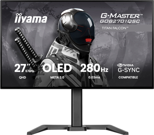 [GOB2701QSC-B1] IIyama G-Master Titan Falcon 27" / 280 Hz / QHD / WOLED / Flat - PC monitor