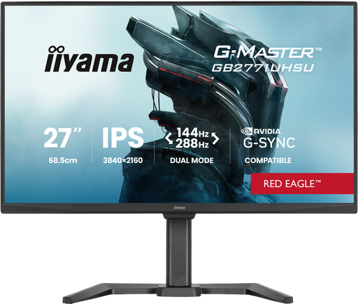 [GB2771UHSU-B1] IIyama G-Master Red Eagle 27" / 144Hz / 4K UHD / Fast IPS / Plat (288Hz en FHD) - Écran PC