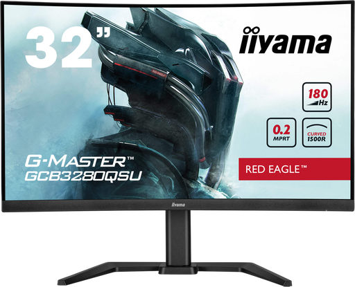 [GCB3280QSU-B2] IIyama G-Master Red Eagle 32" / 180Hz / QHD / VA / Flat — PC monitor