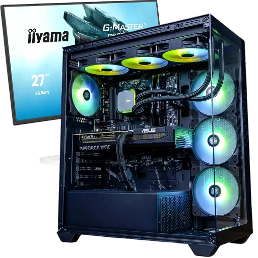 Player PACK: PC RAMPAGE + Écran IIYAMA G-Master RED Eagle 27" 200Hz WQHD